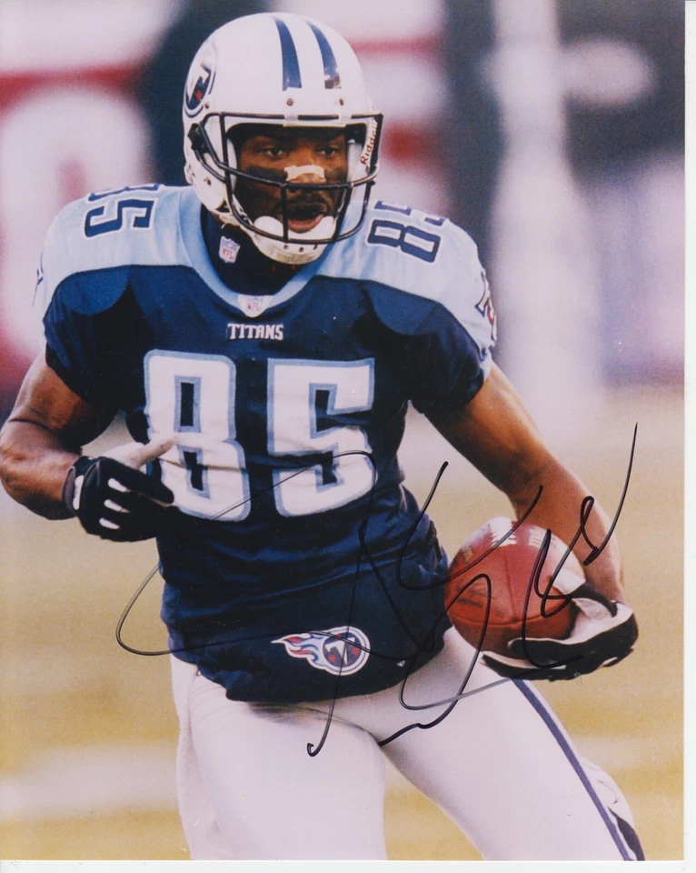 Derrick Mason Signed Photo W/ COA Tennessee Titans #1 - Image 1 of 1