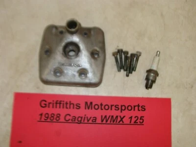 Cagiva WMX 125 1988 fabricante de equipos originales Ahrma WRK culata Foto 1 de 4