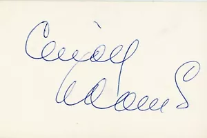 Famosa "Pagina Sei" Società Gossip Editorialista Cindy Adams e il suo autografo - Foto 1 di 1