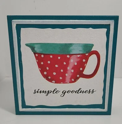 The Pioneer Woman - Metal Sign - Batter Bowl "Simple Goodness" - Image 1 of 2