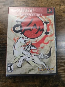 Okami Playstation 2 PS2 GREATEST HITS SEALED NEW GAME CAPCOM RARE SONY - Picture 1 of 3
