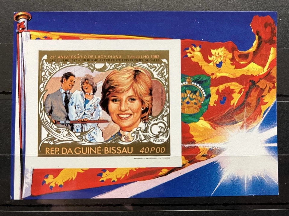 Princesa Diana / Realeza en sellos - Guinea Bissau - Imperf. - MNH** XB Foto 1 de 1
