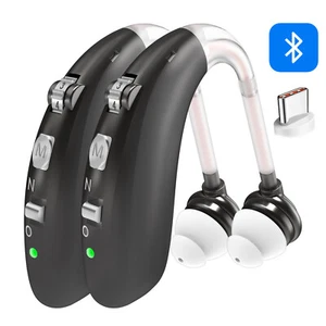 Audífono Bluetooth BTE con batería recargable - Sonido mejorado - Imagen 1 de 31