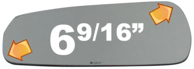 Espejo retrovisor eléctrico izquierdo plano FaNew vidrio para 96-99 Infiniti I30 sin placa de respaldo Foto 1 de 4