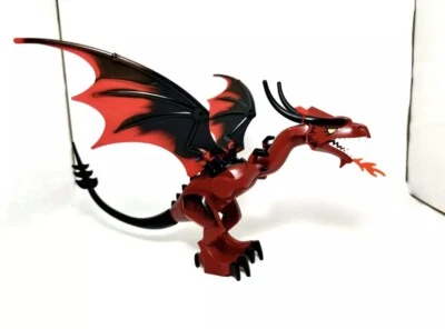 LEGO Fantasy Era Dark Red Head Dragon (7093) - Image 1 of 4