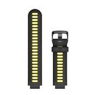 MY# Silicone Watch Band for Forerunner 735XT 220 230 (Black+Yellow)