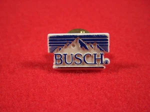 ⭐️ Vintage BUSCH Beer PIN Plastic Tie Lapel Hat Shirt Sign Bar Ad ⭐️ - Picture 1 of 2