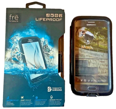 Capa LifeProof Free para Samsung Galaxy S6 - Preta - Imagem 1 de 2