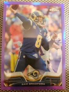2013 Topps Chrome Sam Bradford purple refractor /499 - Picture 1 of 2