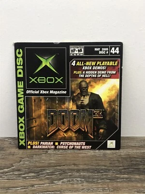 XBOX Game Disc Magazine Demo #44 Doom 3 (May 2005) - Image 1 of 2