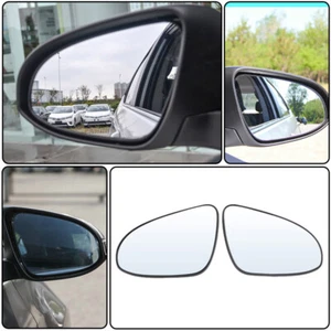 2X Mirror Glass Heated Fits 2014-2019 Toyota Corolla LH+RH 8796102F30 8793102F90 - Picture 1 of 13