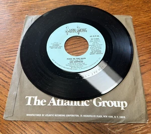 NEW Led Zeppelin 1979 PROMO 45 Fool In The Rain UNPLAYED Long/Short STEREO NOS - Picture 1 of 8