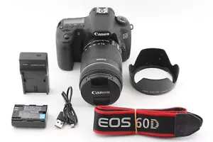 Canon EOS 60D Digital Camera EF-S 18-135mm 1:3.5-5.6 IS Lens Battery Charger Set - Picture 1 of 19