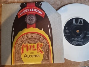Dr. Feelgood – Milk And Alcohol 1979 WHITE VINYL 7” United Artists Records - Picture 1 of 5