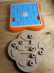 Outward Hound Dog Puzzles Lot Of 2 Sliding Treat Toys Set Of 2 Dog Treat Puzzles - Picture 1 of 16