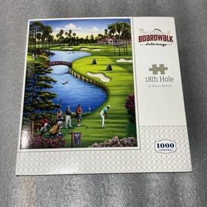 Boardwalk 18th Hole 1000 Piece Jigsaw Puzzle By Bruce Martin Golf Gift - Picture 1 of 4
