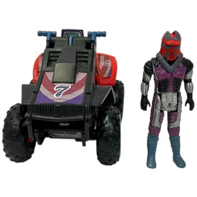 Figura de lodo Lester completa de iguana máscara de colección 4 ruedas 1987 Kenner M.A.S.K. Foto 1 de 4