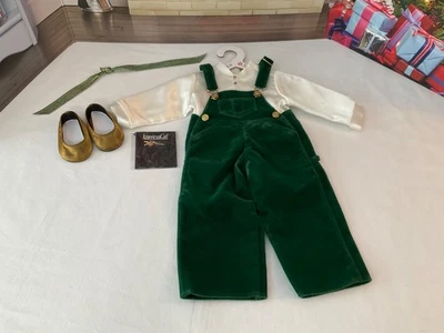 American Girl Doll Historical Pleasant Company 1998 Holiday Green Velvet Outfit - Image 1 of 4