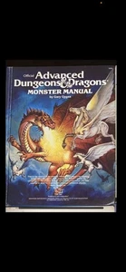 Advanced Dungeons and Dragons Monster Manual Gary Gygax TSR D&D 4th Edition 1979 - Picture 1 of 2