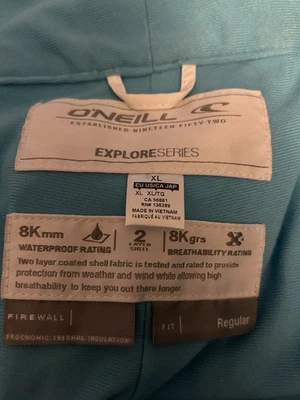 Pantalones de snowboard O’Neill Explorer Series XL para mujer.  Usado una vez! Foto 1 de 4