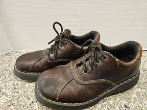 Dr. Martens 8A87 Low Oxford Chunky Brown Shoes- Y2K - Mens Size 10 - Picture 1 of 13