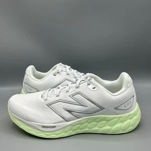 New Balance Fresh Foam 680v8 Trainers White Green Running Shoes UK 7 EU 40.5 - Picture 1 of 9