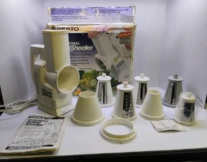 Presto Professional Salad Shooter Slicer/Shredder #02970 W/ Bonus Accessories  - Picture 1 of 10