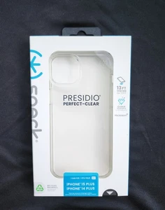 Apple iPhone 15 Plus SPECK PRESIDIO PERFECT-CLEAR/SALE NEW RETAIL BOX  LAST ONE! - Picture 1 of 7