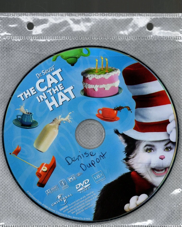The Cat in the Hat (2003) DVD  *DISC ONLY*  = REGION 1 - Mike Myers - Image 1 of 1