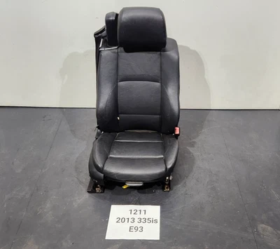 ✅07-13 OEM BMW E93 328 335is Convertible Delantero Derecho Deportivo Cuero Asientos Negro * Foto 1 de 4