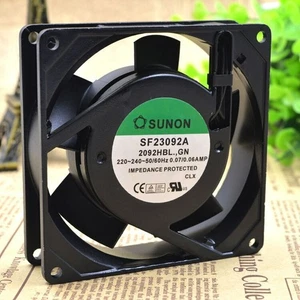 For SUNON SF23092A 2092HBL.GN 9225 220V cooling fan promotion red crown 1Pcs& - Picture 1 of 3