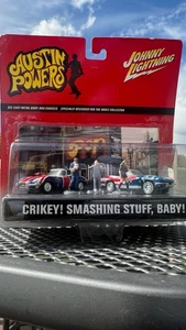 VTG. 2002 JOHNNY LIGHTNING AUSTIN POWERS Die Cast CRIKEY! SMASHING STUFF, BABY! - Picture 1 of 5