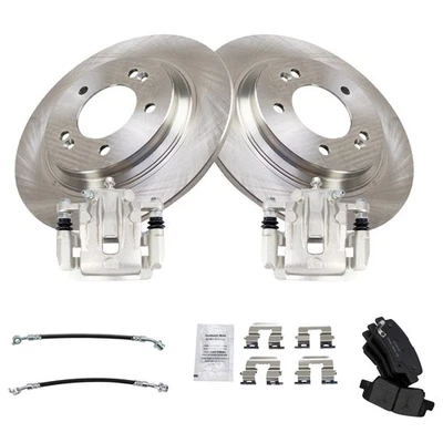 Brake Pad & Rotor Kit Ceramic Fits 2014 Kia Optima - Image 1 of 4