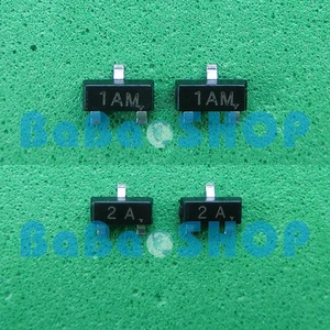 100pairs ( MMBT3906 + MMBT3904 ) SMD SMT 40V 200mA PNP NPN Transistor SOT-23 - Picture 1 of 3