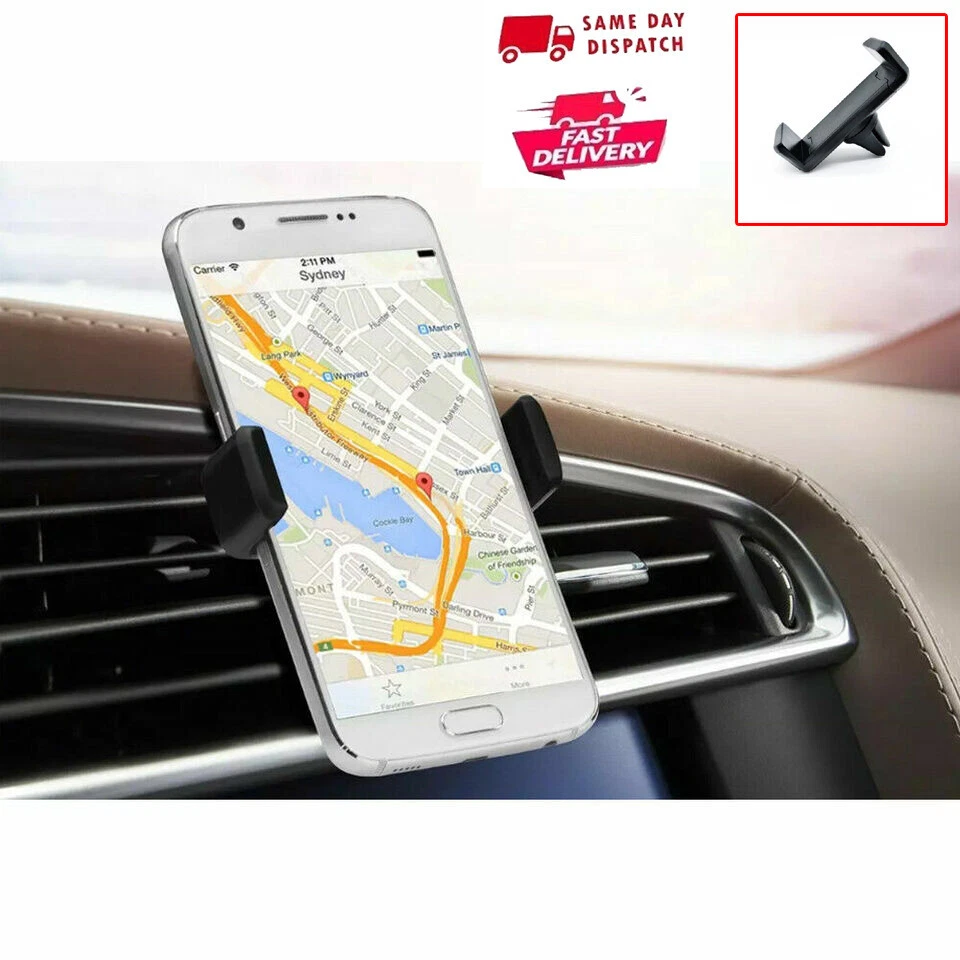 Universal 360° Rotating Car Mobile Phone Holder Air Vent Mount Cradle for GPS UK - Image 1 of 4
