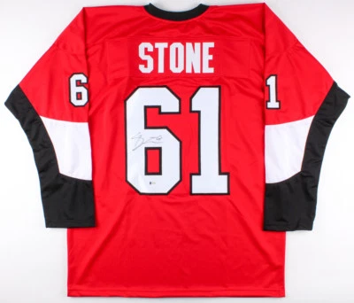 Mark Stone Signed Senators Jersey (Beckett) Playing career 2012–present  - Image 1 of 4