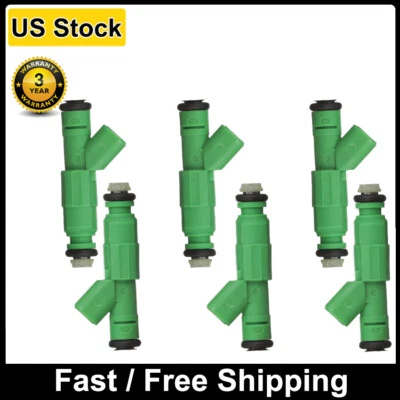 Juego de 6 inyectores de combustible para Dodge Caravan 3,3 L y Grand Caravan 3,3 L 2002-2007 EE. UU. Foto 1 de 4