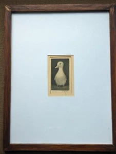 Kenneth Reeve gerahmt "Entlein" Aquatinta Radierung historische Indiana Kunst Kupfer Plt - Bild 1 von 7