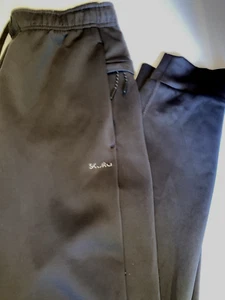 Pantalones de chándal Skora para hombre pequeños negros Qwick-secos pierna cónica rendimiento P14 - Imagen 1 de 3