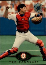 1995 Stadium Club St. Louis Cardinals Baseball Card #69 Tom Pagnozzi
