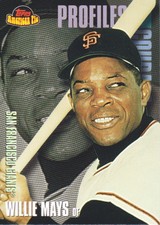 2001 Topps American Pie Baseball Profiles in Courage #PIC8 Willie Mays SF Giants