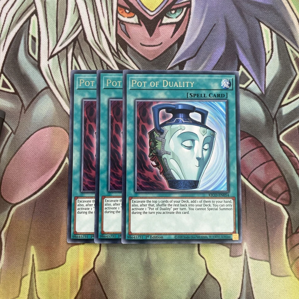 KICO-EN054 x3 Pot of Duality Rare Excellent Condition Yugioh - Image 1 of 2