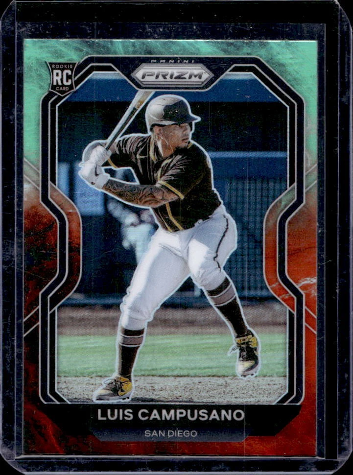 2021 Panini Prizm Luis Campusano Cosmic Haze Prizm SP Rookie RC #8 Padres