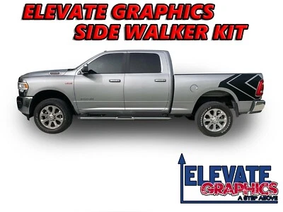 Calcomanías gráficas para andador lateral para Ram 1500 y 2500 pegatinas rayas de vinilo 2019-2025 Foto 1 de 4