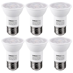 6-Pack LED PAR16 Spot Light Bulbs, Dimmable Spotlight, 4000K Cool White - Picture 1 of 7