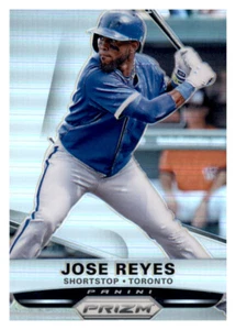 2015 Prizm Silver Holo José Reyes refractor inserto paralelo PWE Blue Jays #96 - Imagen 1 de 2
