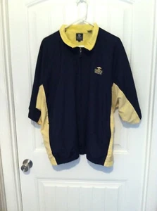 Pebble Beach Windbreaker 1/2 Zip Golf Fairway Short Sleeve Blue Yellow Men's XL - Picture 1 of 6