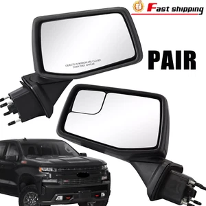 Pair Mirror Power Glass Heat Temp Sensor For 2019-2024 Silverado 1500 Left Right - Picture 1 of 14