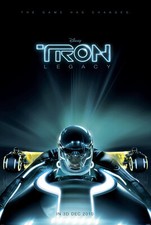 TRON LEGACY MOVIE POSTER 2 Sided ORIGINAL Advance 27x40 JEFF BRIDGES 
