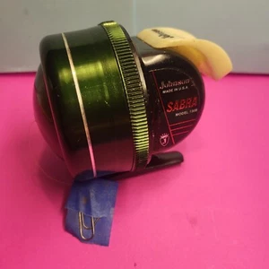 vintage johnson SABRA model 130B spin-cast reel - Made In USA 1972-78 - Picture 1 of 14